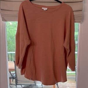 Pure Jill Women's Casual Comfort Peach Top